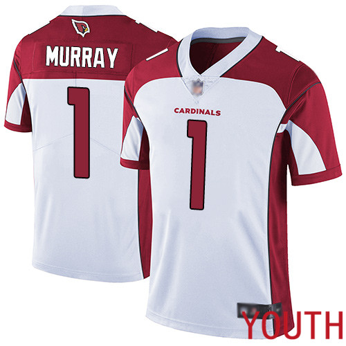 Arizona Cardinals Limited White Youth Kyler Murray Road Jersey NFL Football #1 Vapor Untouchable->youth nfl jersey->Youth Jersey